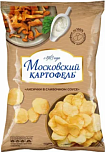 Картофель Московский хрустящий со вкусом Лисички в сливочном соусе 60 г