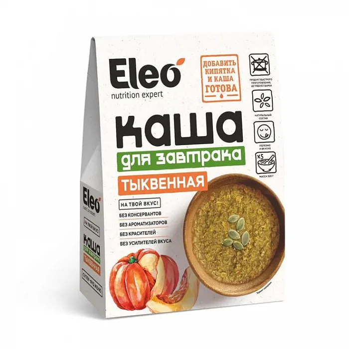 Каша Специалист Eleo тыквенная для завтрака 200 г