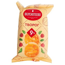 Творог Вкуснотеево 9% 350 г