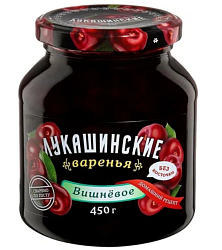 Варенье Лукашинские варенья вишневое без косточки 450 г