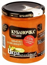 Икра Кубаночка из кабачков 450 г