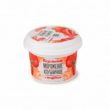 Мороженое Козельское сливочное с йогуртом и клубникой 150 г