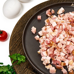 Грудинка сырокопченая нарезка 250 г