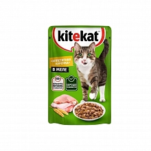 Корм влажный Китекат для кошек с курицей в соусе 85 г