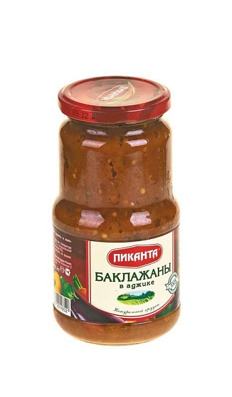 Баклажаны Пиканта в аджике 520 г