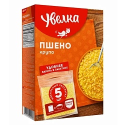 Крупа Увелка Пшено 5*80 г