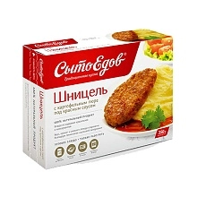 Шницель с картофельным пюре Сытоедов замороженный 350 г