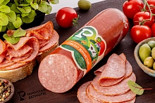 Колбаса Сервелат Зернистый варено-копченый 400 г