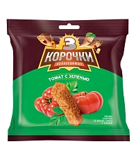 Сухарики 3 Корочки с томатом и зеленью 100 г