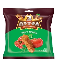Сухарики 3 Корочки с томатом и зеленью 100 г