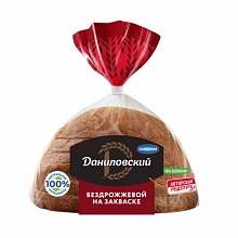 Хлеб Коломенский Даниловский ржано-пшеничный бездрожжевой нарезка 350 г