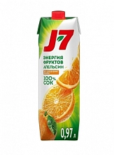 Сок J7 Апельсиновый 970 мл