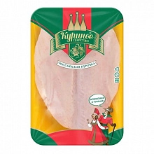 Грудка цыпленка-бройлера Куриное царство с кожей охлажденная
