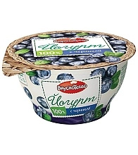 Йогурт Вкуснотеево с черникой