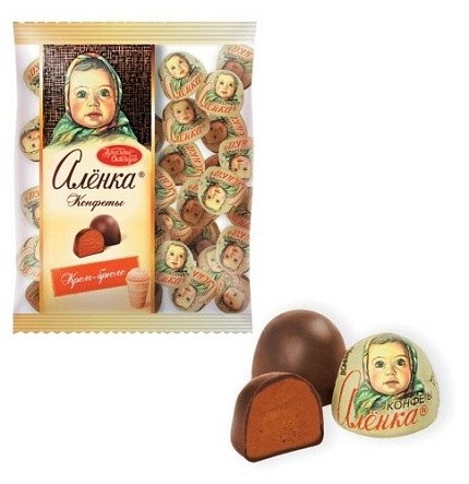 Конфеты шоколадные Аленка Красный Октябрь, 250 гр