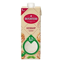 Кефир Вкуснотеево 3.2% 1000 г
