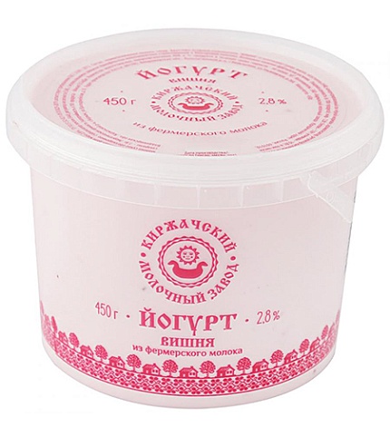 Йогурт Киржачский Вишня