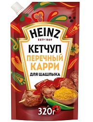 Кетчуп Хайнц Перечный карри для шашлыка 320 г