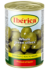 Оливки Иберика с косточкой 300 г