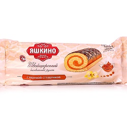 Рулет Яшкино с вареной сгущенкой 200 г