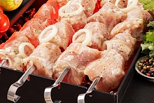 Шашлык куриный маринованный охлажденный