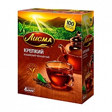 Чай Лисма черный Крепкий 100*2 г