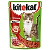 Корм Kitekat для кошек Говядина Соус пауч 85 г