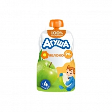 Пюре Агуша яблоко с 4 месяцев 90 г