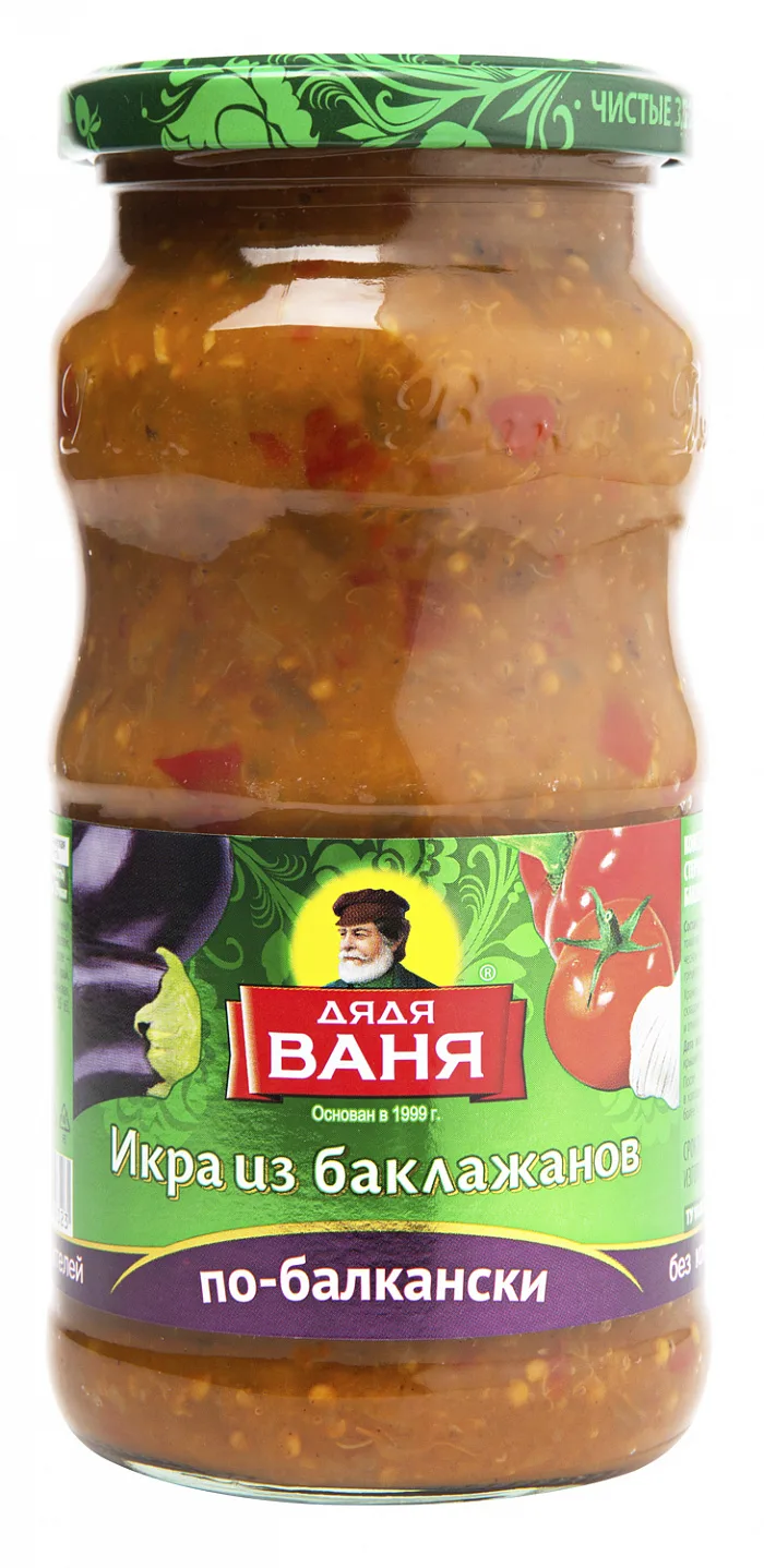 Икра Дядя Ваня из баклажанов По-балкански 350 г