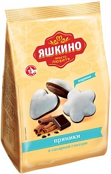Пряники Яшкино имбирные в сахарной глазури 350 г