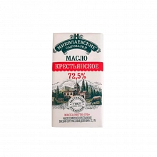 Масло Агрокомплекс сливочное Крестьянское 72.5% 170 г