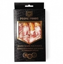 Колбаски ПраймБиф куриные для жарки в говяжьем беконе 280 г