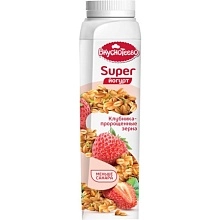 Йогурт Вкуснотеево питьевой клубника пророщенные зерна