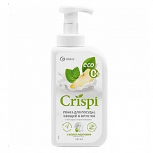 Средство CRISPI для посуды пенка с соком груши и экстрактом базилика 550 мл