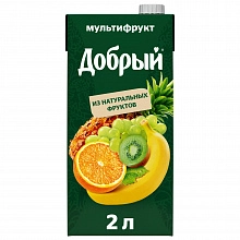 Сок Добрый Мультифрукт 2 л