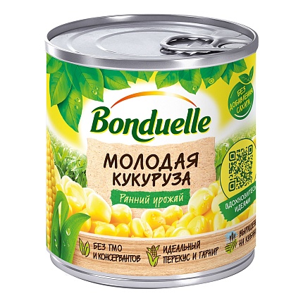 Кукуруза Бондюэль молодая 170 г