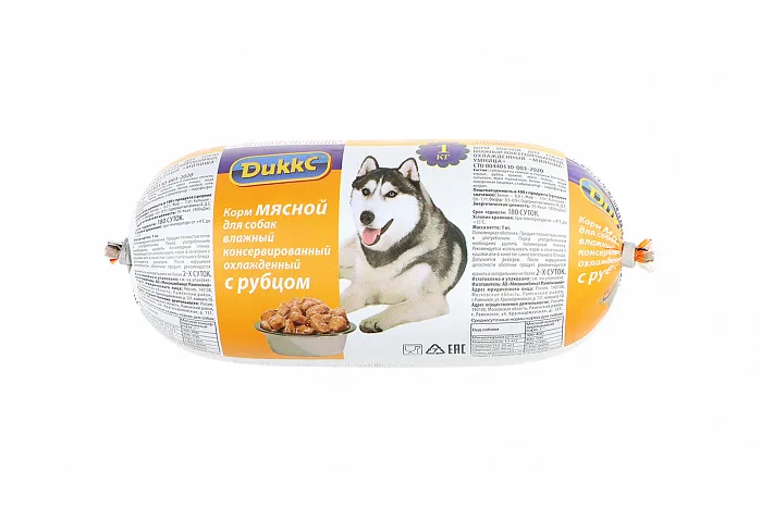 Корм влажный Dukkc мясной Милоша с рубцом 1 кг