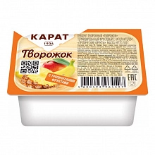 Творожок Карат Тропические фрукты 9% 100 г