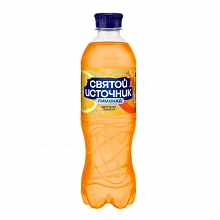 Напиток Святой источник Абрикос-Лимон газированный лимонад 500 мл