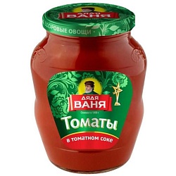 Томаты в томатном соке Дядя Ваня, 680 гр