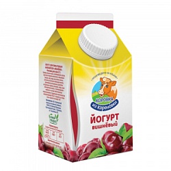 Йогурт Коровка из Кореновки Вишневый 2.1% 450 г