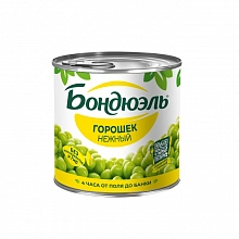 Горошек Бондюэль зеленый 400 г