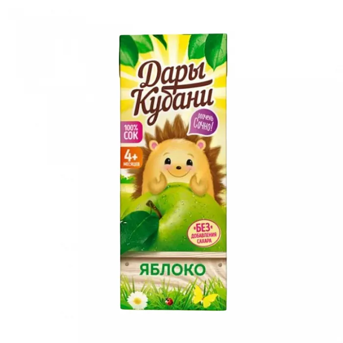 Нектар Дары Кубани Яблоко 200 мл