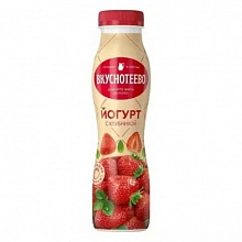 Йогурт Вкуснотеево с клубникой 2% 280 г