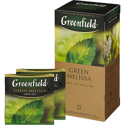 Чай черный Грин Мелисса Гринфилд, в пакетах 25*1,5 гр