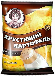 Чипсы Хрустящий картофель с солью 160 г