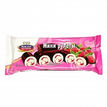 Мини-рулеты Мастер Десерта с малиной 175 г