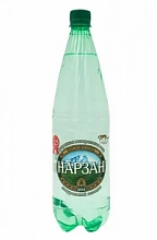 Вода Нарзан минеральная лечебно-столовая природной газации газированная 1 л