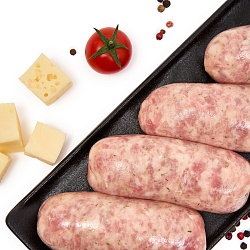 Колбаски Шашлычные с сыром из индейки замороженные