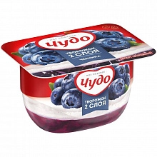 Творожок Чудо Черника 4.2% 100 г
